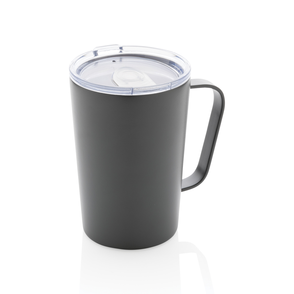 Vacuum mug with lid | Recycled stainless steel | 0,42L | BPA free | Sustainable | anthracite Vacuum mug with lid | Recycled stainless steel | 0,42L | BPA free | Sustainable | anthracite