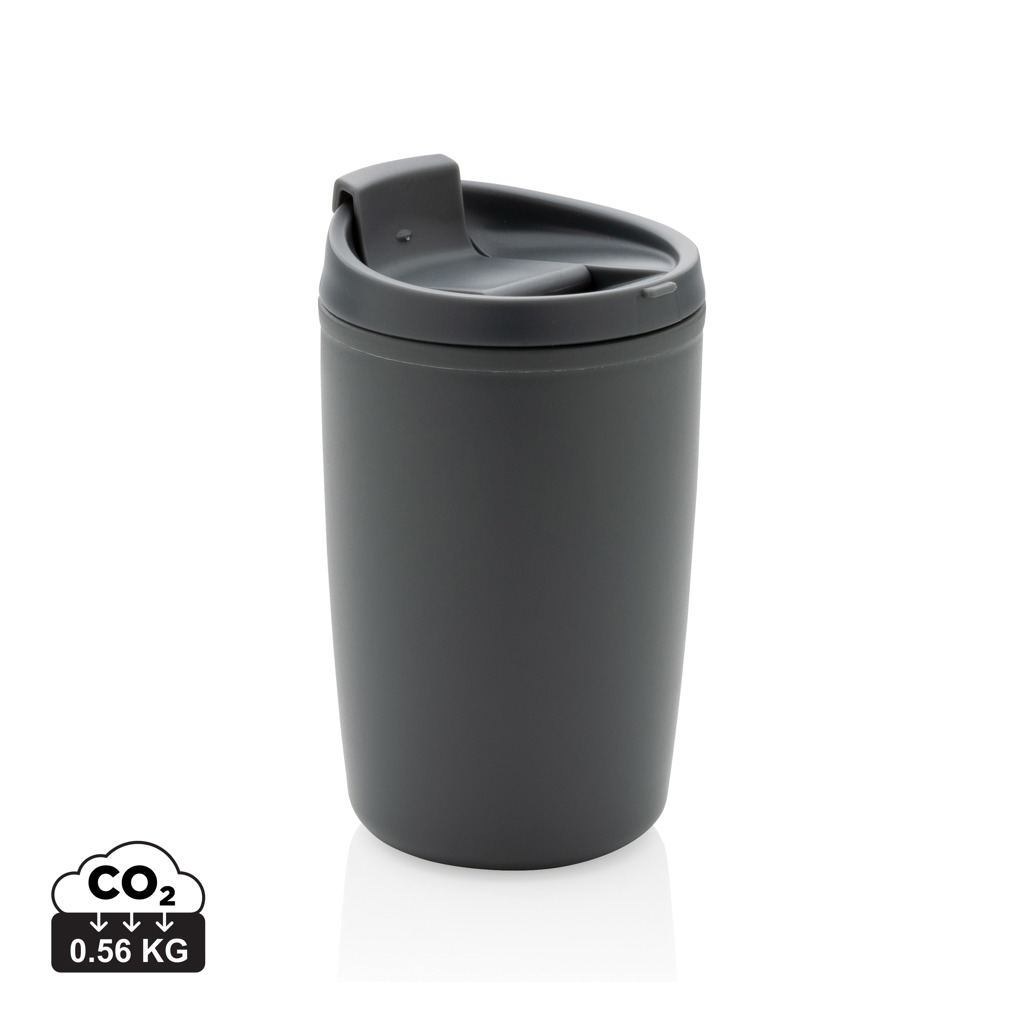 Bicchiere termico | PP riciclato | 300ml | Durevole | carbon fossile