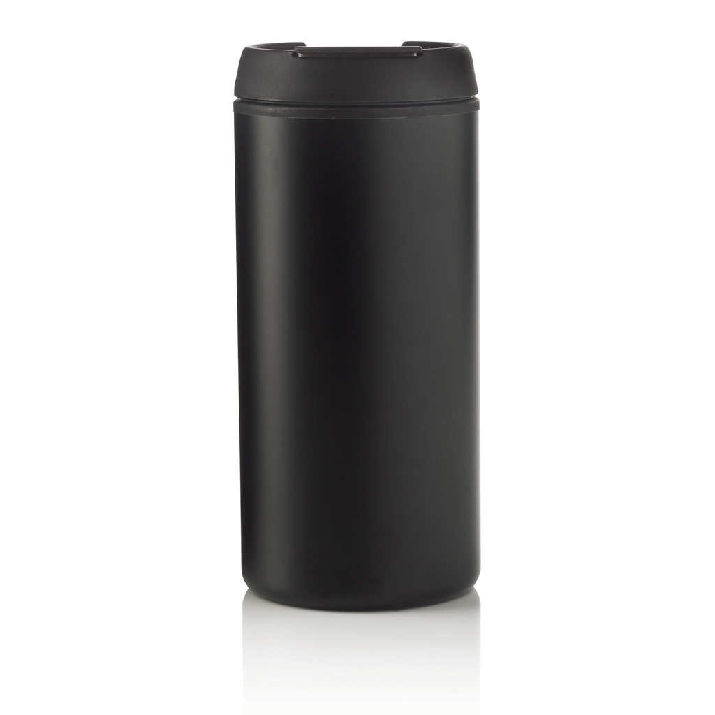 Tumbler | Recycled stainless steel | 300ml | Durable | black Tumbler | Recycled stainless steel | 300ml | Durable | black