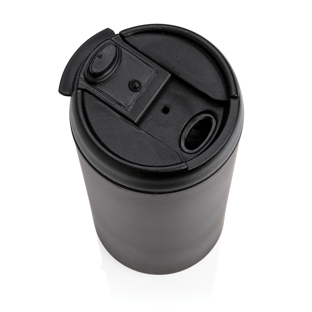 Tumbler | Recycled stainless steel | 300ml | Durable | black Tumbler | Recycled stainless steel | 300ml | Durable | black