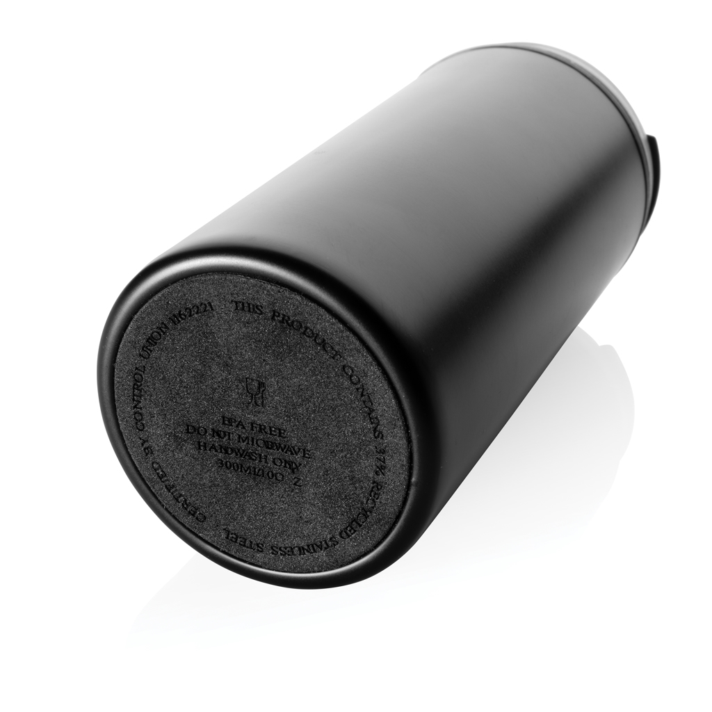 Tumbler | Recycled stainless steel | 300ml | Durable | black Tumbler | Recycled stainless steel | 300ml | Durable | black
