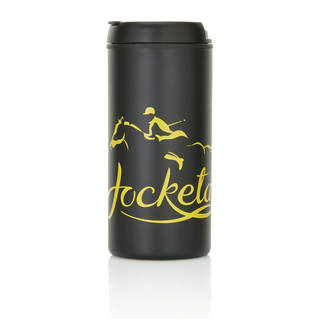 Tumbler | Recycled stainless steel | 300ml | Durable | black Tumbler | Recycled stainless steel | 300ml | Durable | black