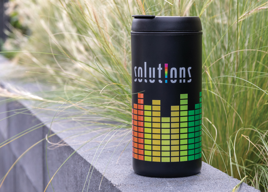 Tumbler | Recycled stainless steel | 300ml | Durable | black Tumbler | Recycled stainless steel | 300ml | Durable | black