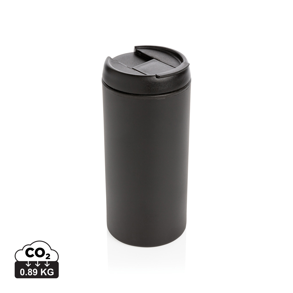 Bicchiere termico | Acciaio inossidabile riciclato | 300ml | Sostenibile | nero