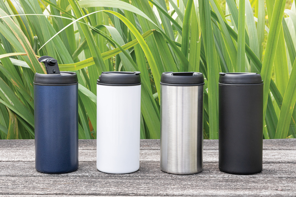 Thermosbeker | Gerecycled roestvrij staal | 300ml | Duurzaam | blauw