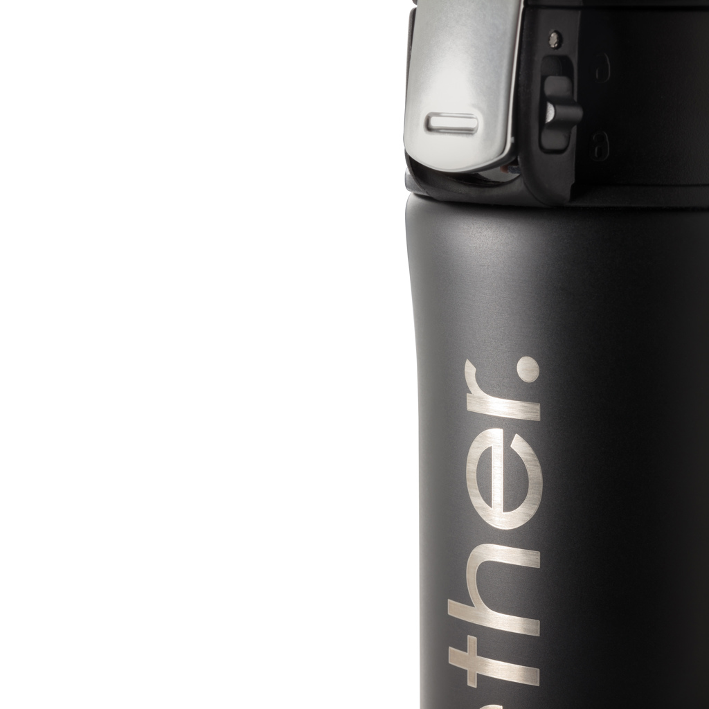 Thermo mok | Gerecycled RVS | 300 ml | Tot 5 uur warm | zwart Thermo mok | Gerecycled RVS | 300 ml | Tot 5 uur warm | zwart