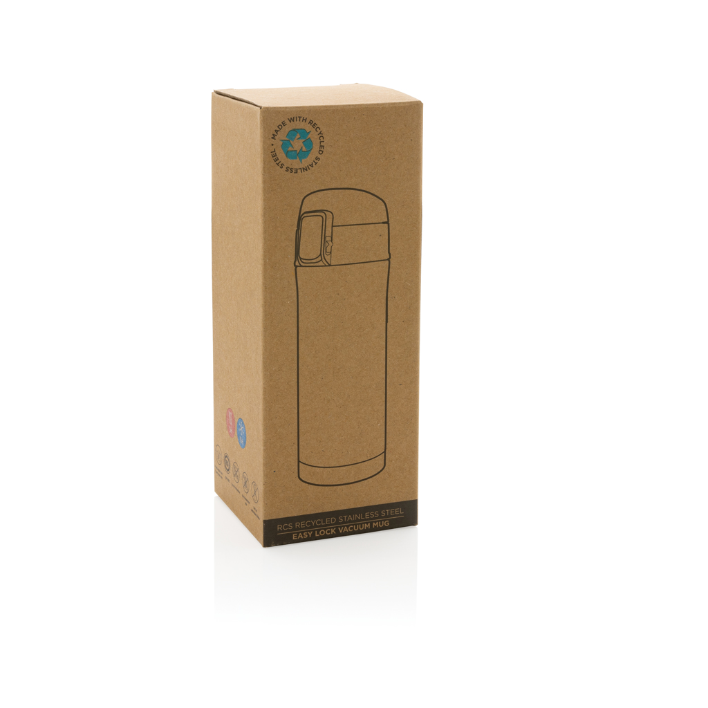 Thermo mok | Gerecycled RVS | 300 ml | Tot 5 uur warm | zwart Thermo mok | Gerecycled RVS | 300 ml | Tot 5 uur warm | zwart