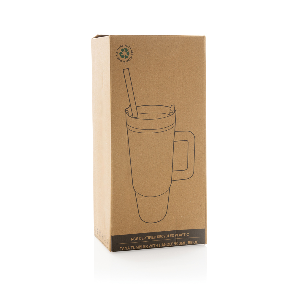 Thermosflaschen | Recyceltem Kunststoff | 900ml | Rietje | Stanley Doppelgänger | beige
