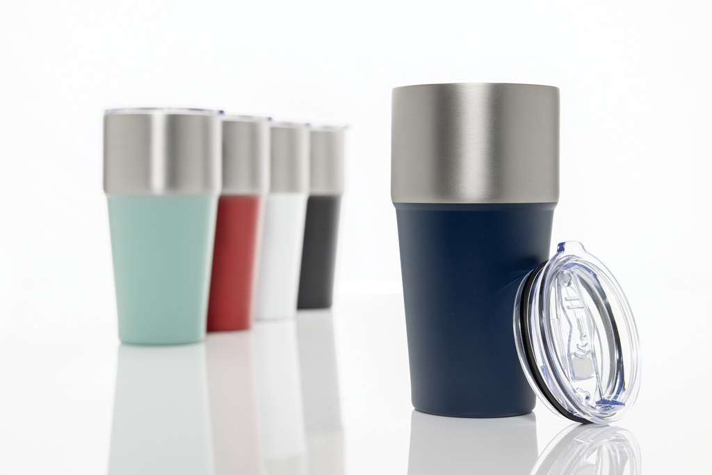 Thermosbeker | Gerecycled staal | 500ml | Houdt 5 uur warm | Duurzaam | zwart Thermosbeker | Gerecycled staal | 500ml | Houdt 5 uur warm | Duurzaam | zwart