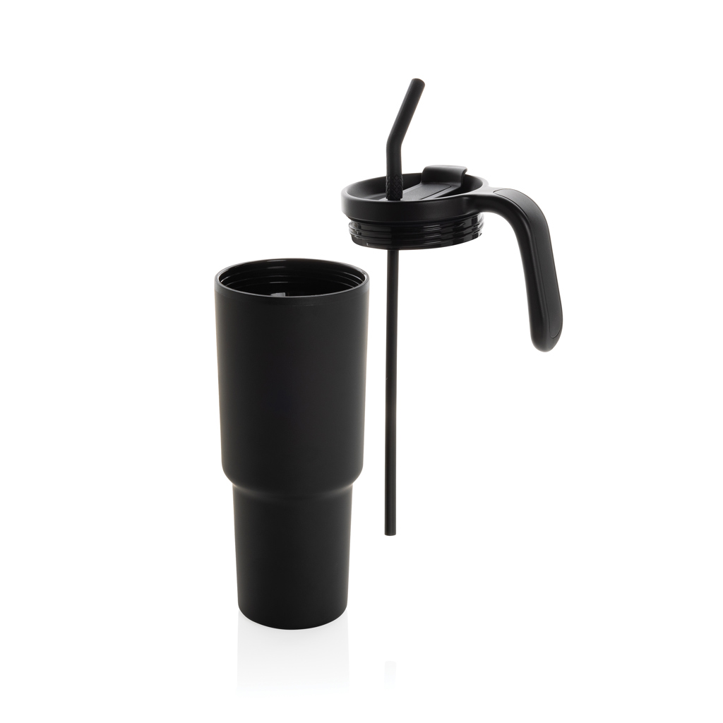 Mug 900ml en acier certifié RCS Graphic noir