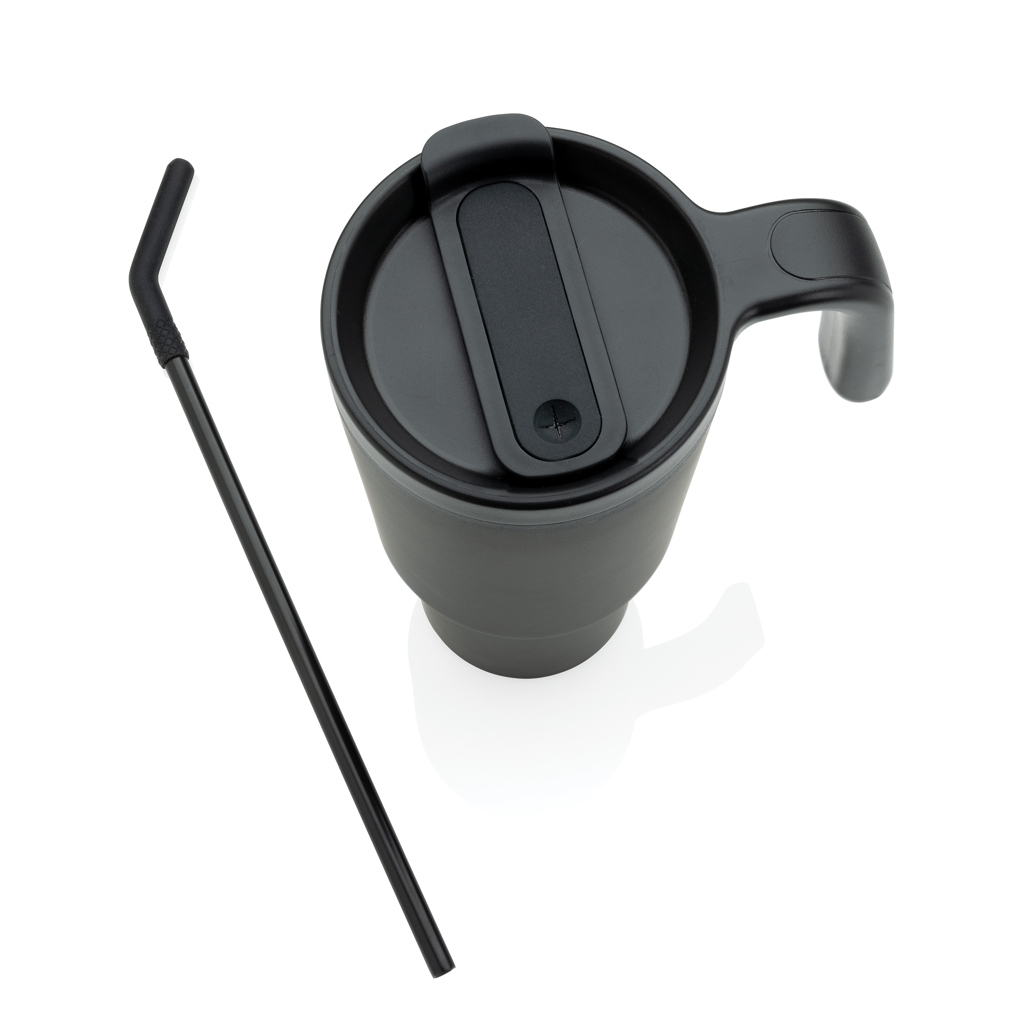 Mug 900ml en acier certifié RCS Graphic noir