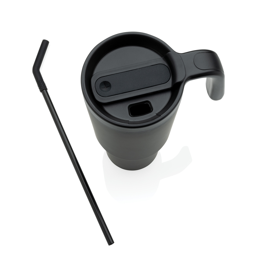 Mug 900ml en acier certifié RCS Graphic noir