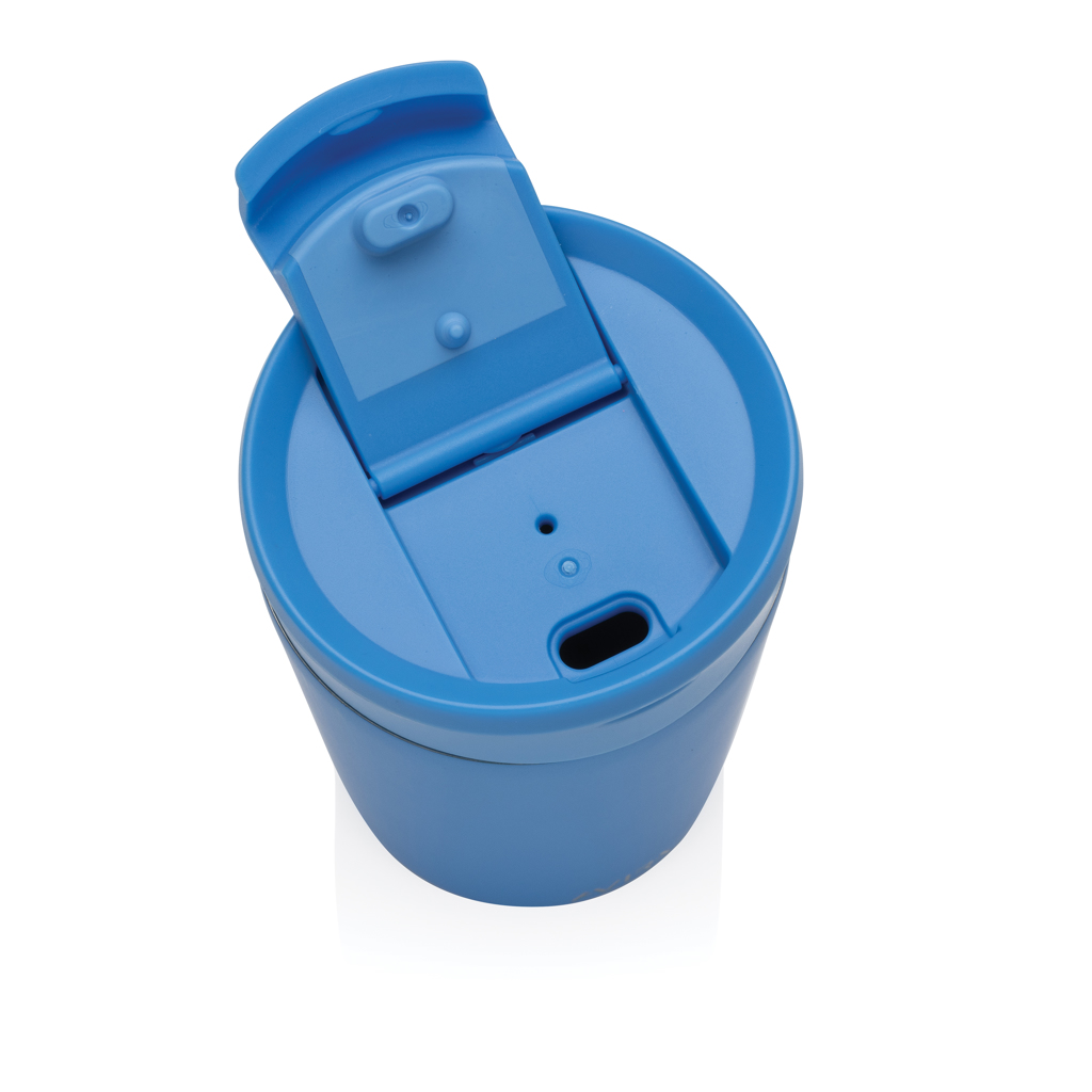 Avira thermosbeker | Gerecycled PP | 300ml | Warm tot 6u en koud tot 8u | blauw