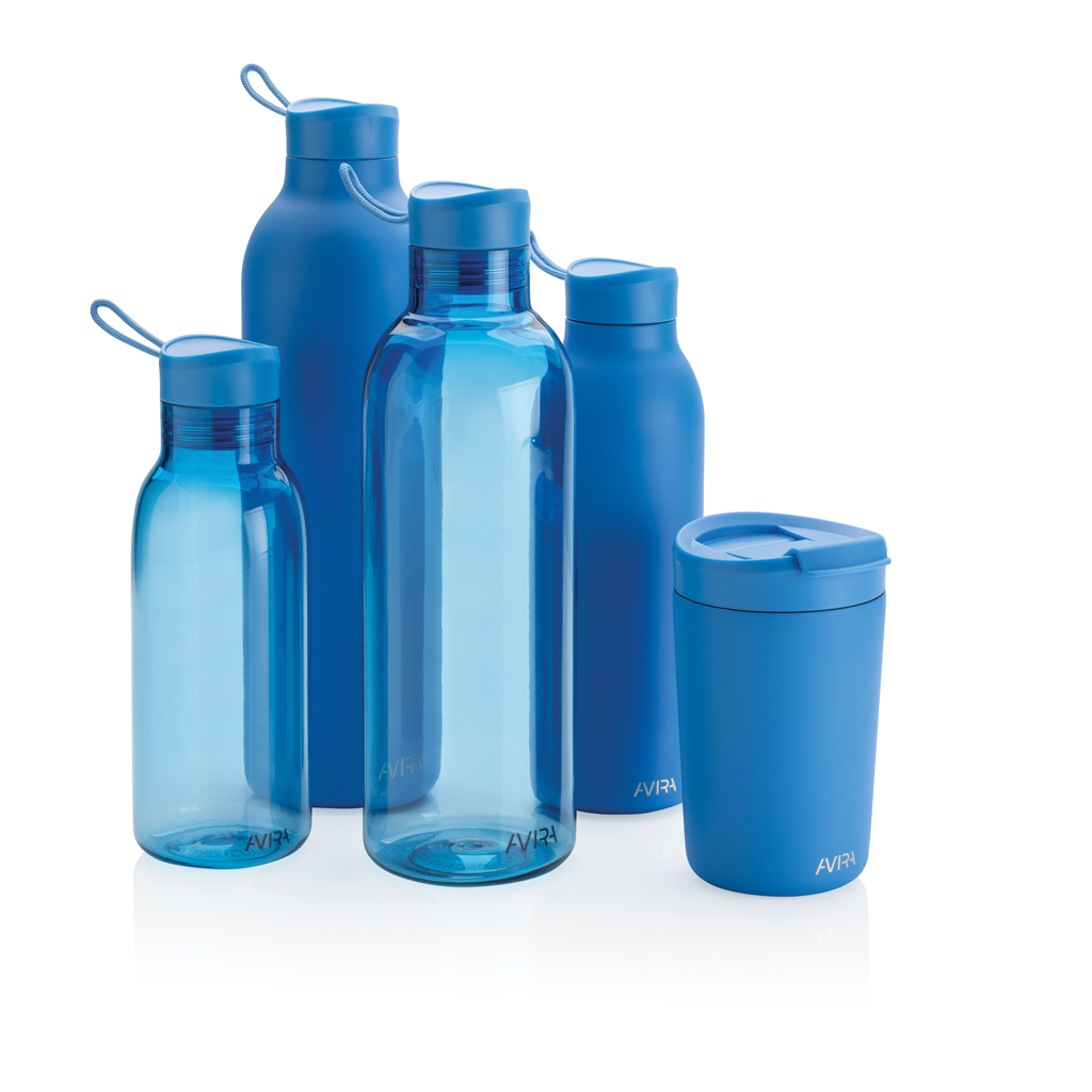 Avira thermosbeker | Gerecycled PP | 300ml | Warm tot 6u en koud tot 8u | blauw