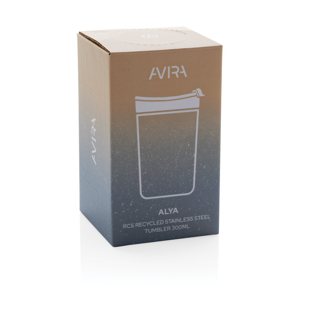 Avira thermosbeker | Gerecycled PP | 300ml | Warm tot 6u en koud tot 8u | blauw