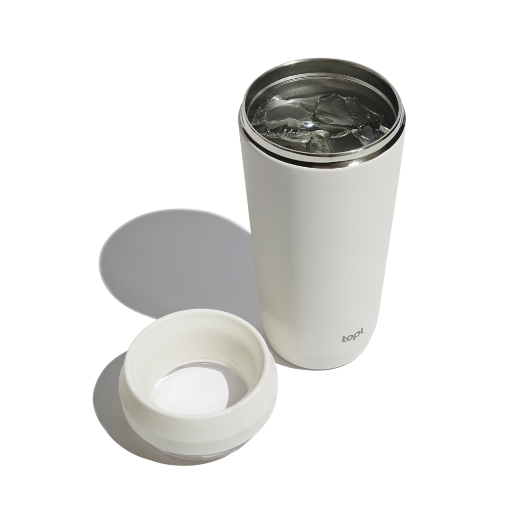 Topl Thermosbecher | Edelstahl | 354 ml | 360° Deckel | 5 Stunden warm | braun Topl Thermosbecher | Edelstahl | 354 ml | 360° Deckel | 5 Stunden warm | braun