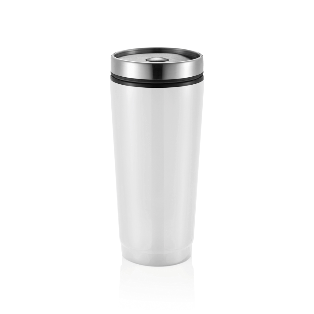 Tumbler | Stainless steel & PP | 350 ml | High quality | White