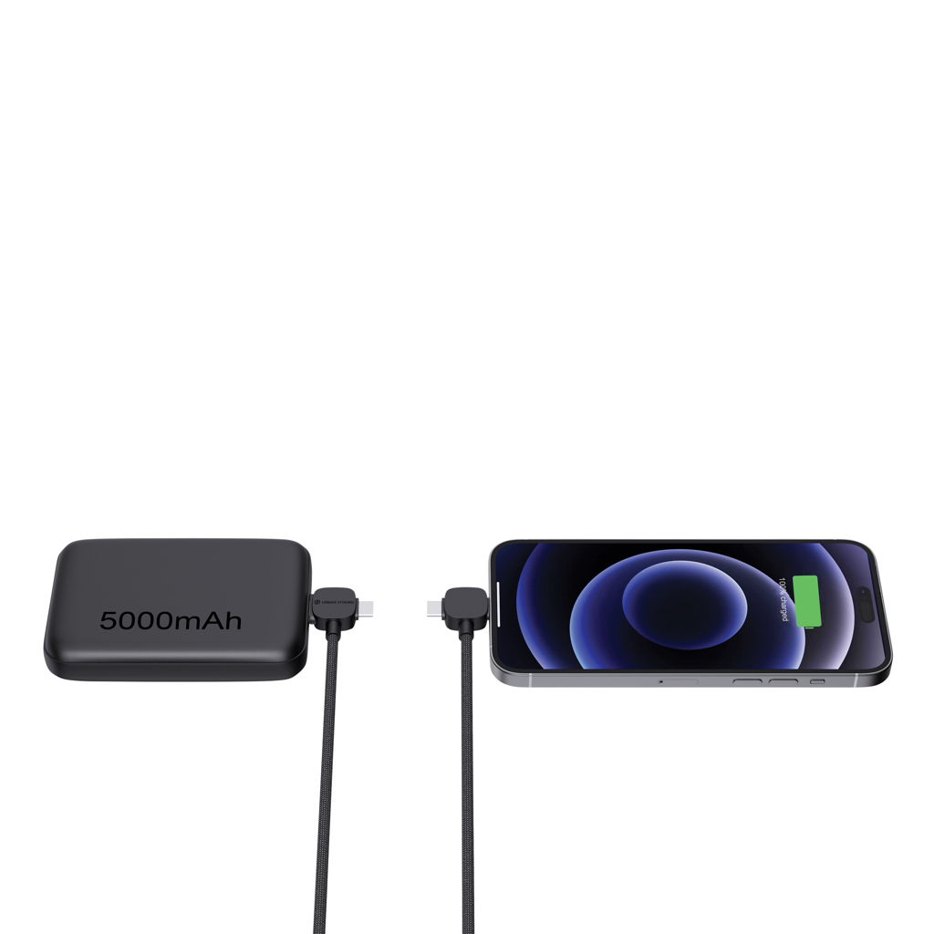 Urban Vitamin Stockton 65W RCS RTPE/RPET magnetic cable | black