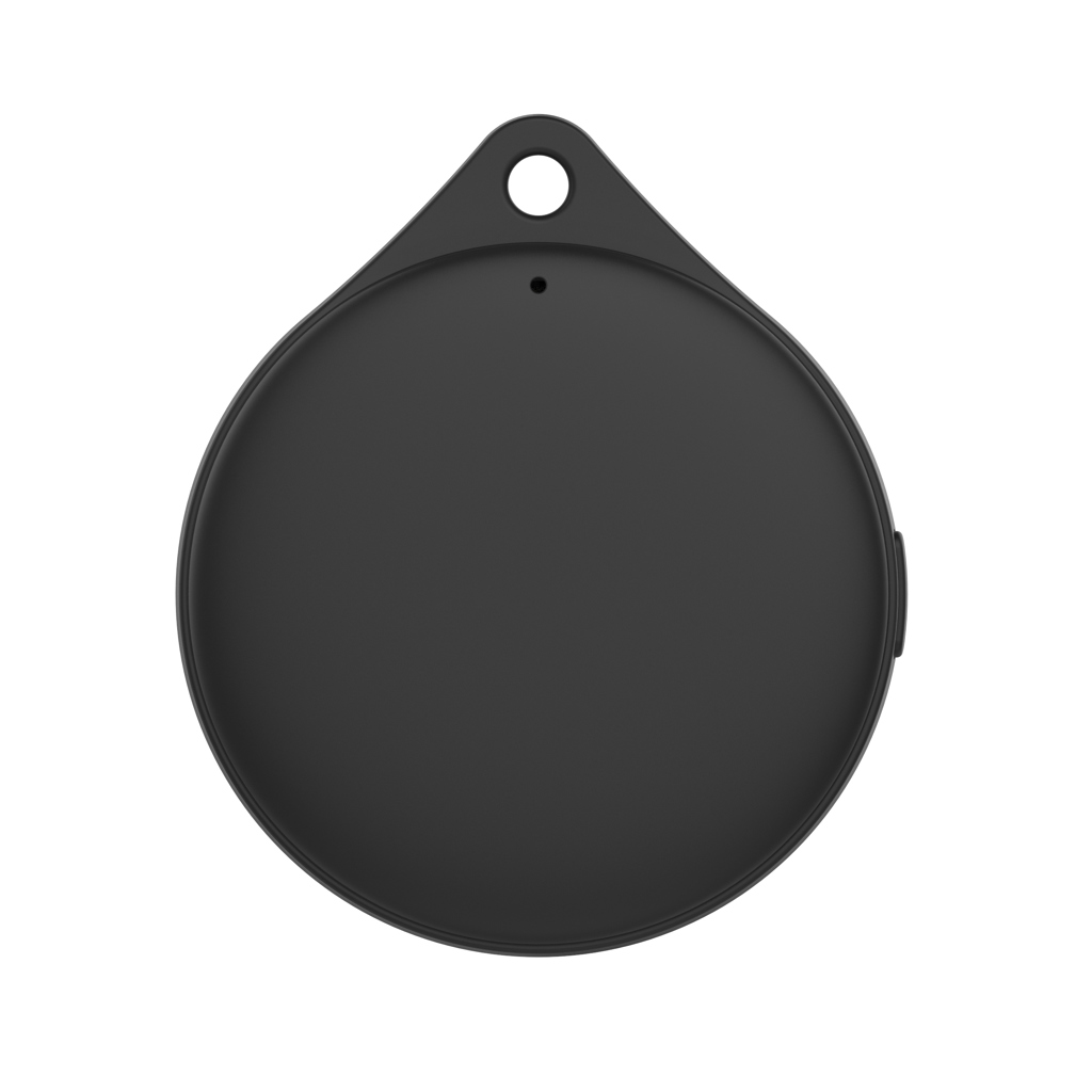 Gegenstandsfinder | RCS-zertifiziertes recyceltes ABS | Apple Find My & Android Find Hub | 100 dB | IPX5 | Schwarz