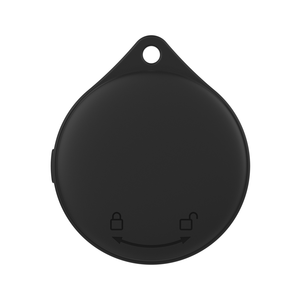 Gegenstandsfinder | RCS-zertifiziertes recyceltes ABS | Apple Find My & Android Find Hub | 100 dB | IPX5 | Schwarz