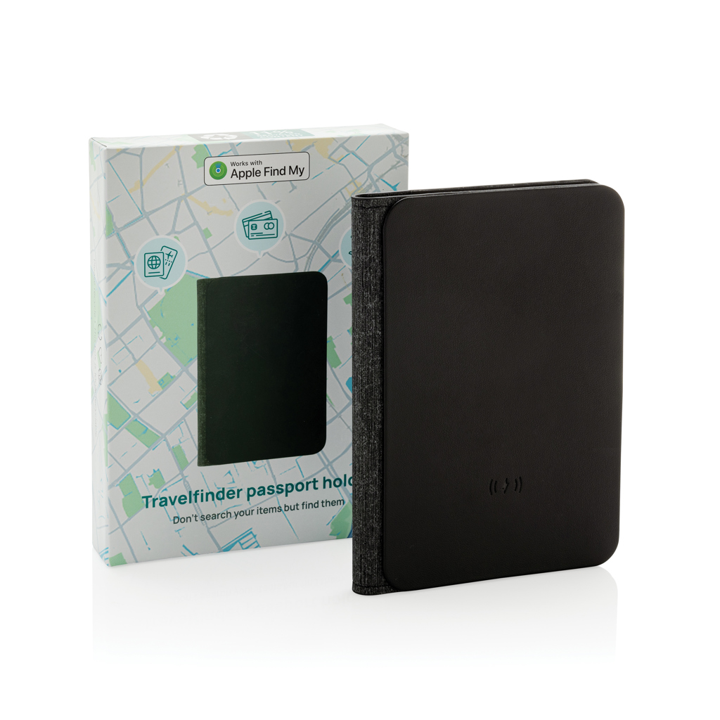 Travelfinder | RCS | Porta passaporto | Apple Dov'è | black