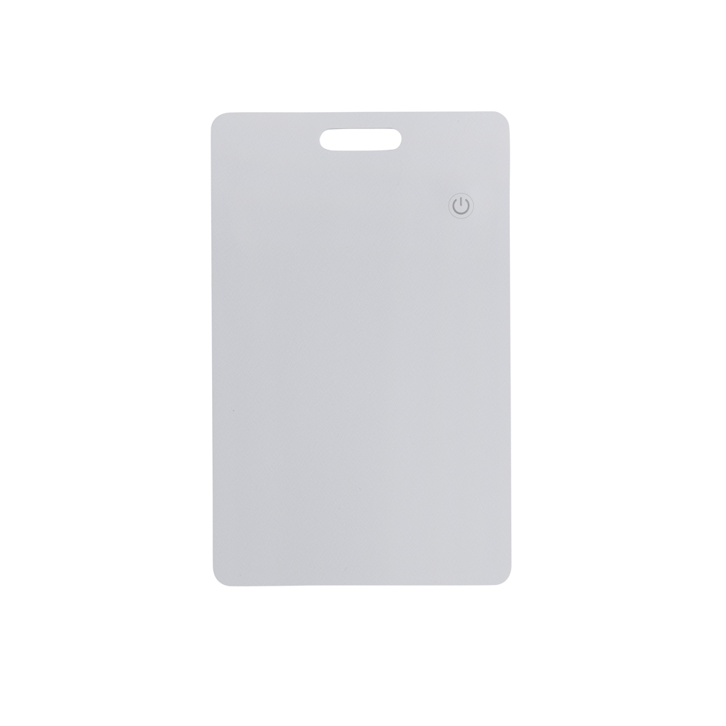 Carte Finder | ABS recyclé | Ultra fine | Étanche | Compatible avec Apple | Rechargeable | blanc Carte Finder | ABS recyclé | Ultra fine | Étanche | Compatible avec Apple | Rechargeable | blanc