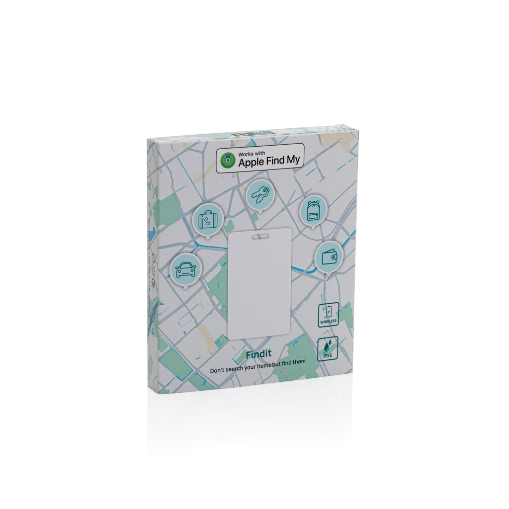 Carte Finder | ABS recyclé | Ultra fine | Étanche | Compatible avec Apple | Rechargeable | blanc Carte Finder | ABS recyclé | Ultra fine | Étanche | Compatible avec Apple | Rechargeable | blanc