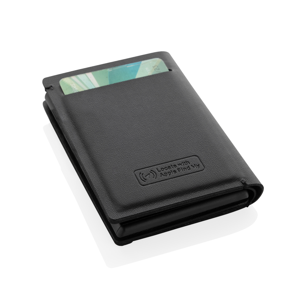 Seekcard Kartenetui | RCS-Recyclingpolyester | Weltweite Ortung | black