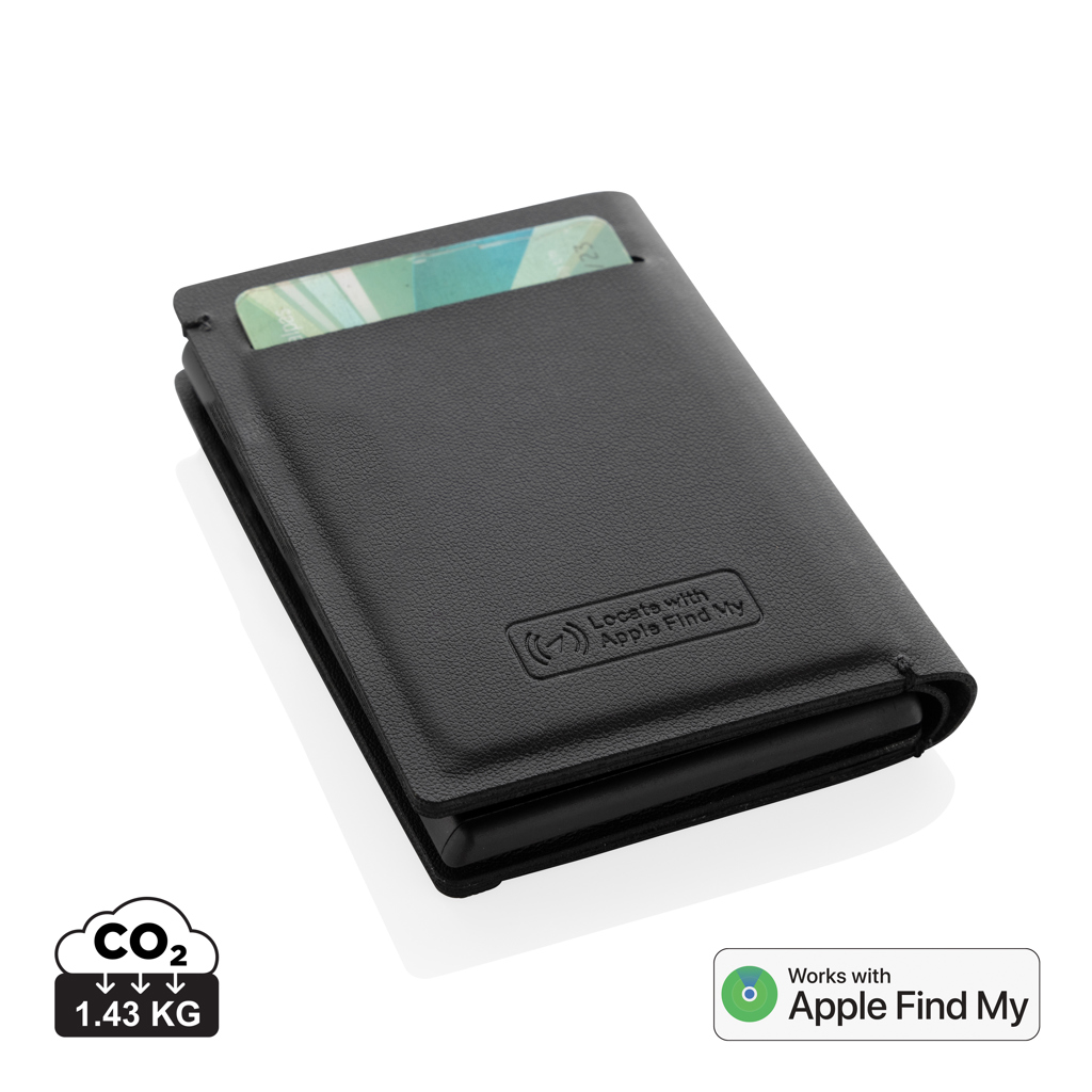 Seekcard Kartenetui | RCS-Recyclingpolyester | Weltweite Ortung | black