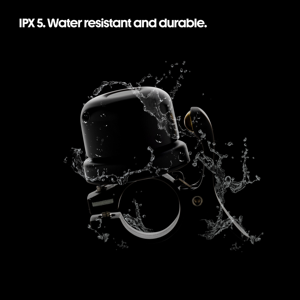 Fahrradklingel | ABS | Find My Technologie | Weltweite Ortung | IPX5 wasserdicht | schwarz Fahrradklingel | ABS | Find My Technologie | Weltweite Ortung | IPX5 wasserdicht | schwarz