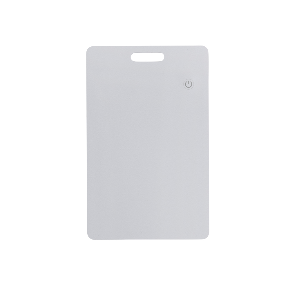 Findit Dual | rPlastic | Card localizzatrice ultrasottile | Ricaricabile | white