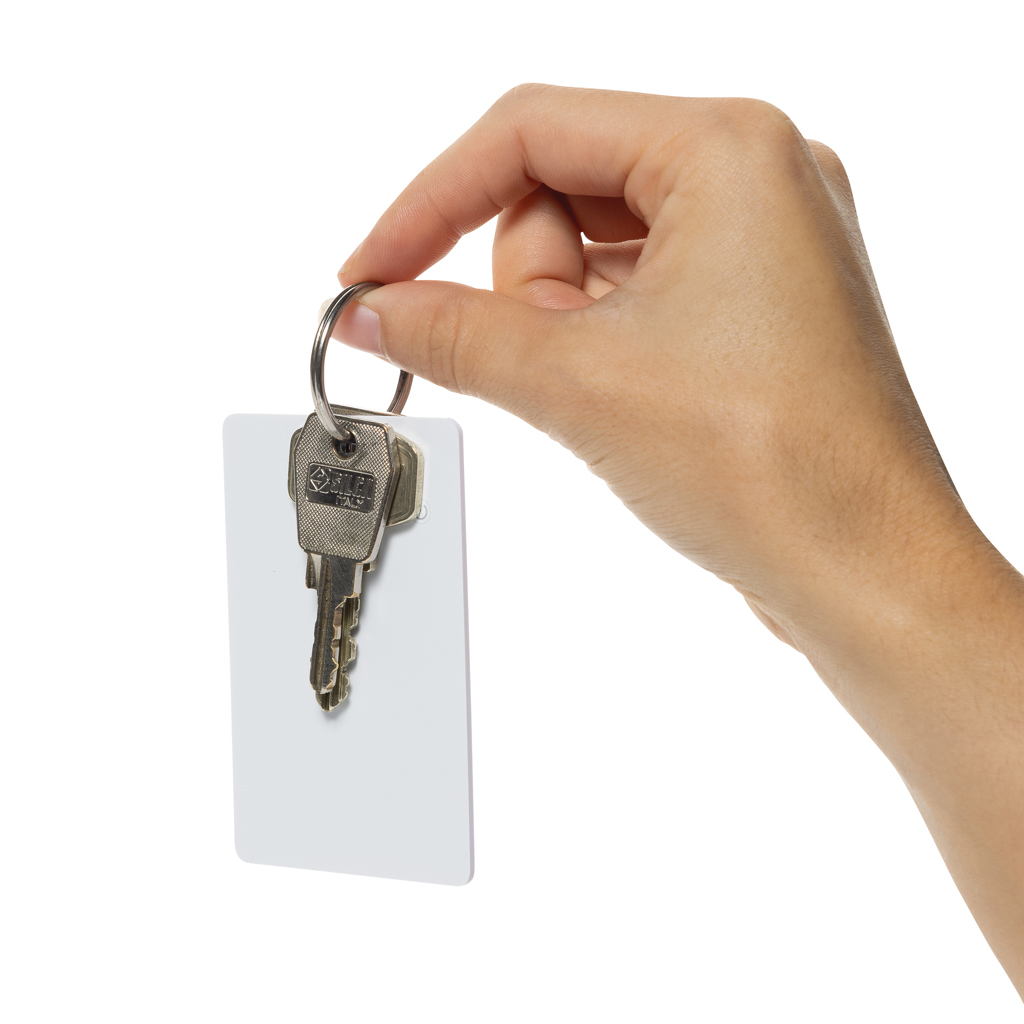 Findit Dual | rPlastic | Card localizzatrice ultrasottile | Ricaricabile | white