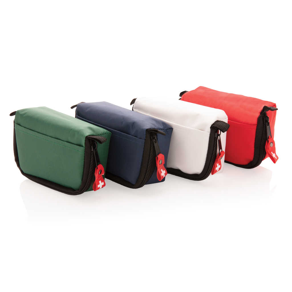 Eerstehulpset | Polyester | Meerdere artikelen | Met etui | Rood (186)