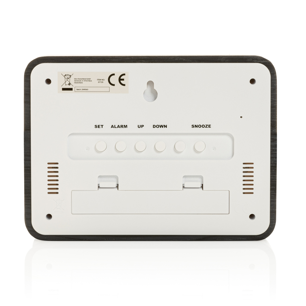 Grundig weerstation met alarm en kalender wit