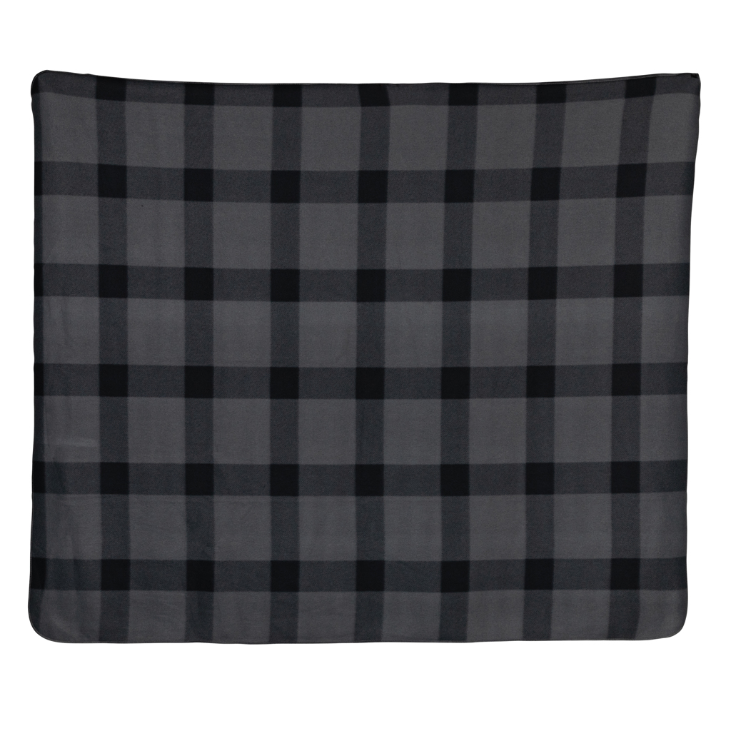 Plaid à carreaux | Double polaire | 127x152 cm | Ultra doux et chaud | antracite Plaid à carreaux | Double polaire | 127x152 cm | Ultra doux et chaud | antracite