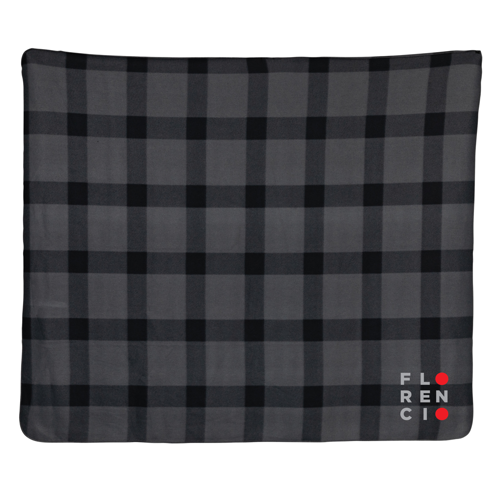 Plaid à carreaux | Double polaire | 127x152 cm | Ultra doux et chaud | antracite Plaid à carreaux | Double polaire | 127x152 cm | Ultra doux et chaud | antracite