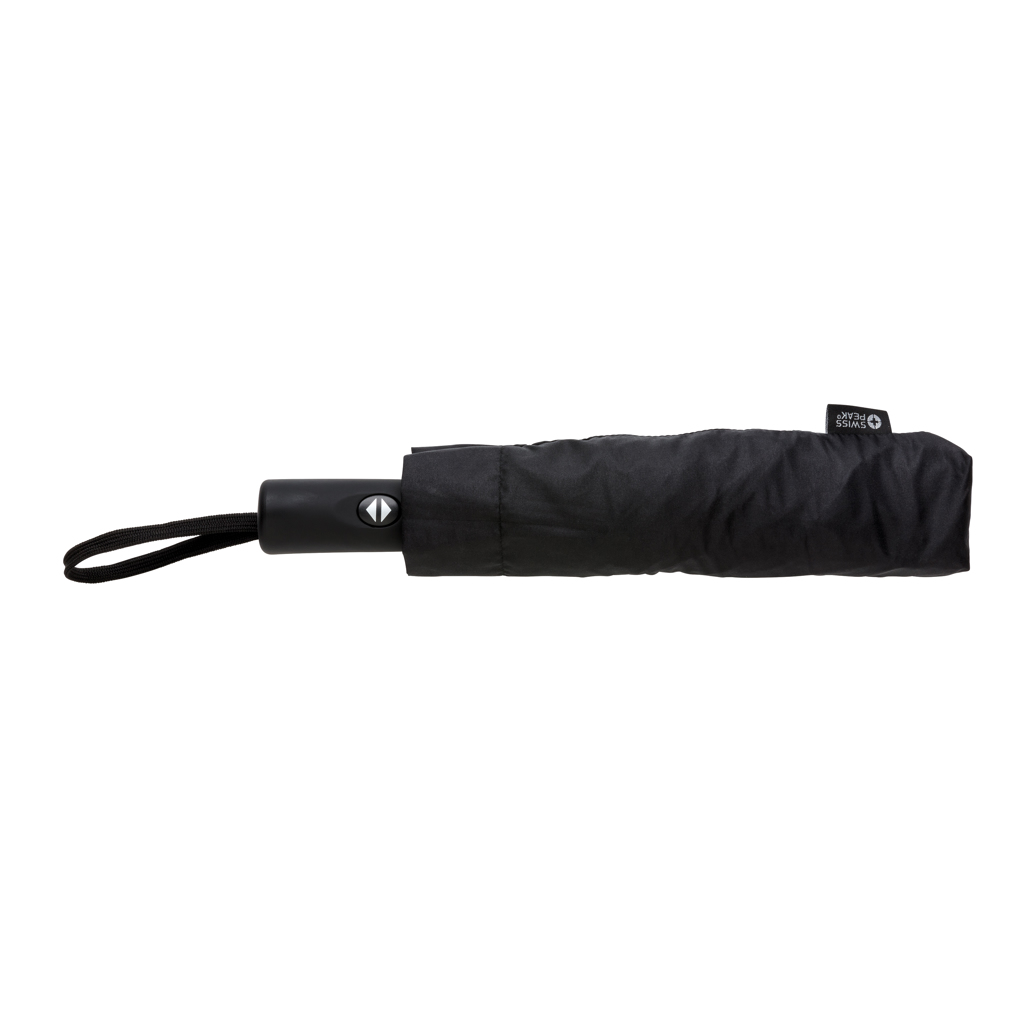 Omkeerbare paraplu | rPET | 23 Inch | Met automatische opener en sluiting | zwart