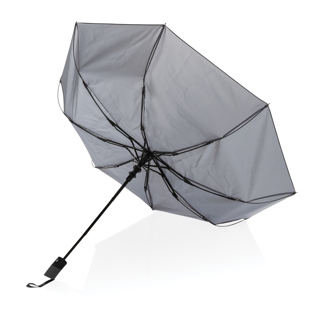 Mini umbrella with automatic opening | RPET | 190T | anthracite