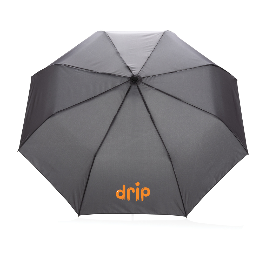 Mini umbrella with automatic opening | RPET | 190T | anthracite