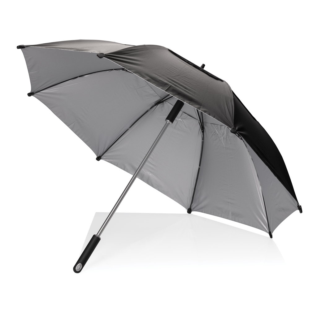 Stormparaplu | rPET | 27 Inch | Met UPF 50+ bescherming | zwart