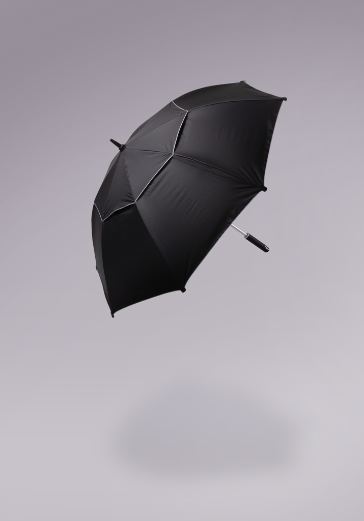 Stormparaplu | rPET | 27 Inch | Met UPF 50+ bescherming | zwart