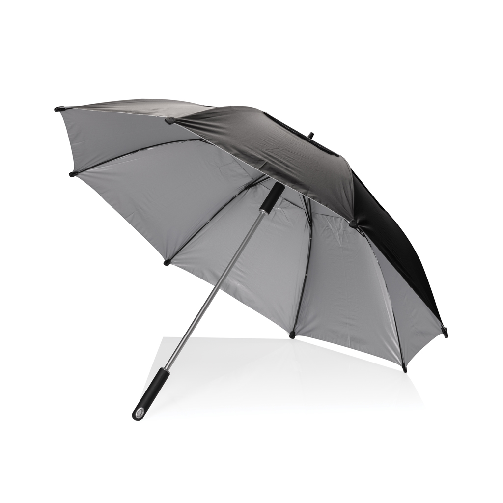 Stormparaplu | rPET | 27 Inch | Met UPF 50+ bescherming | zwart