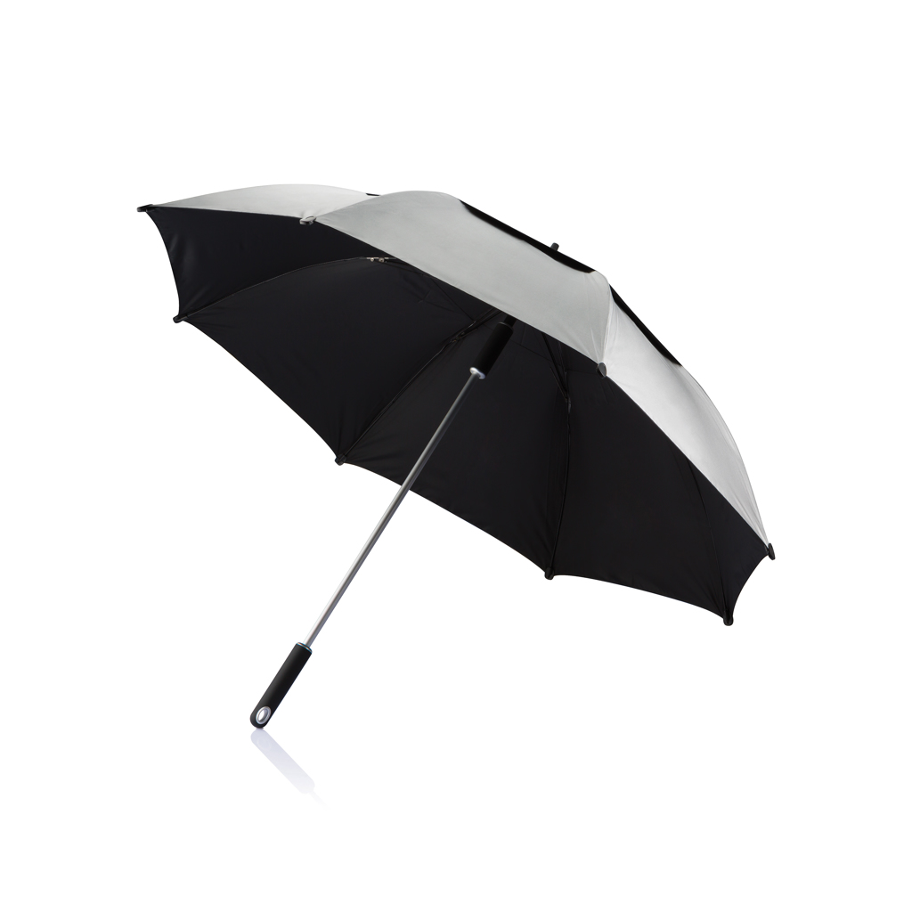 Hurricane umbrella | Polyester | 27" | Easy to open and close | Grey (430) Hurricane umbrella | Polyester | 27" | Easy to open and close | Grey (430)