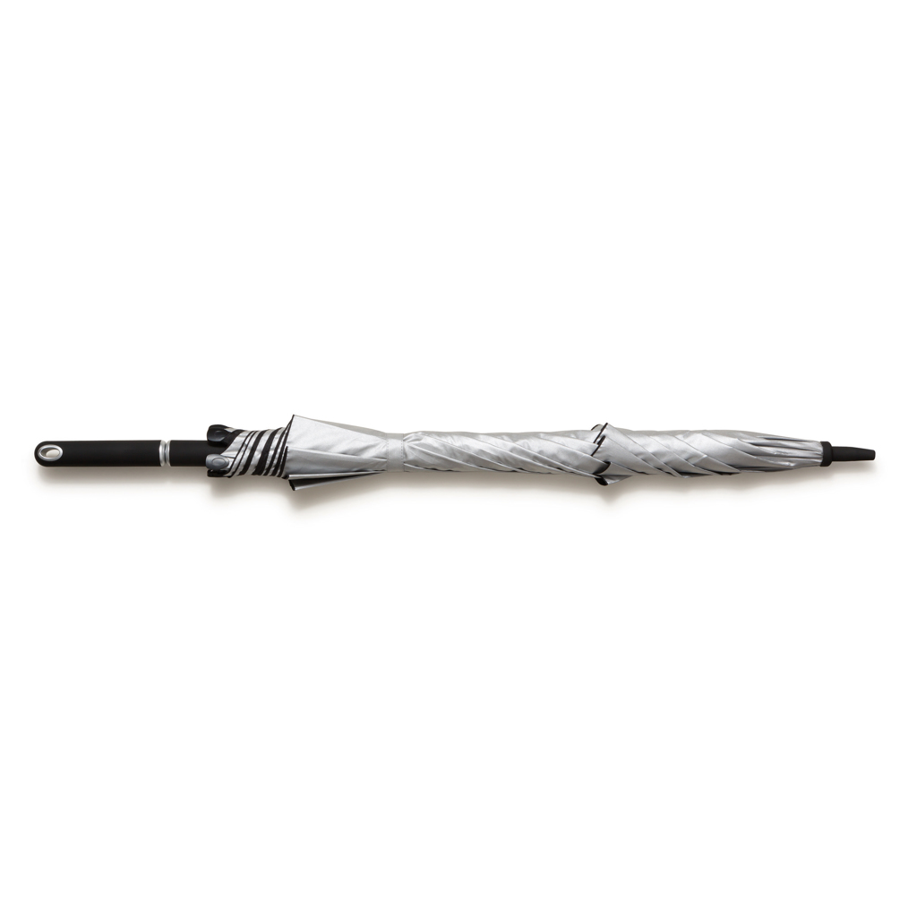 Hurricane umbrella | Polyester | 27" | Easy to open and close | Grey (430) Hurricane umbrella | Polyester | 27" | Easy to open and close | Grey (430)