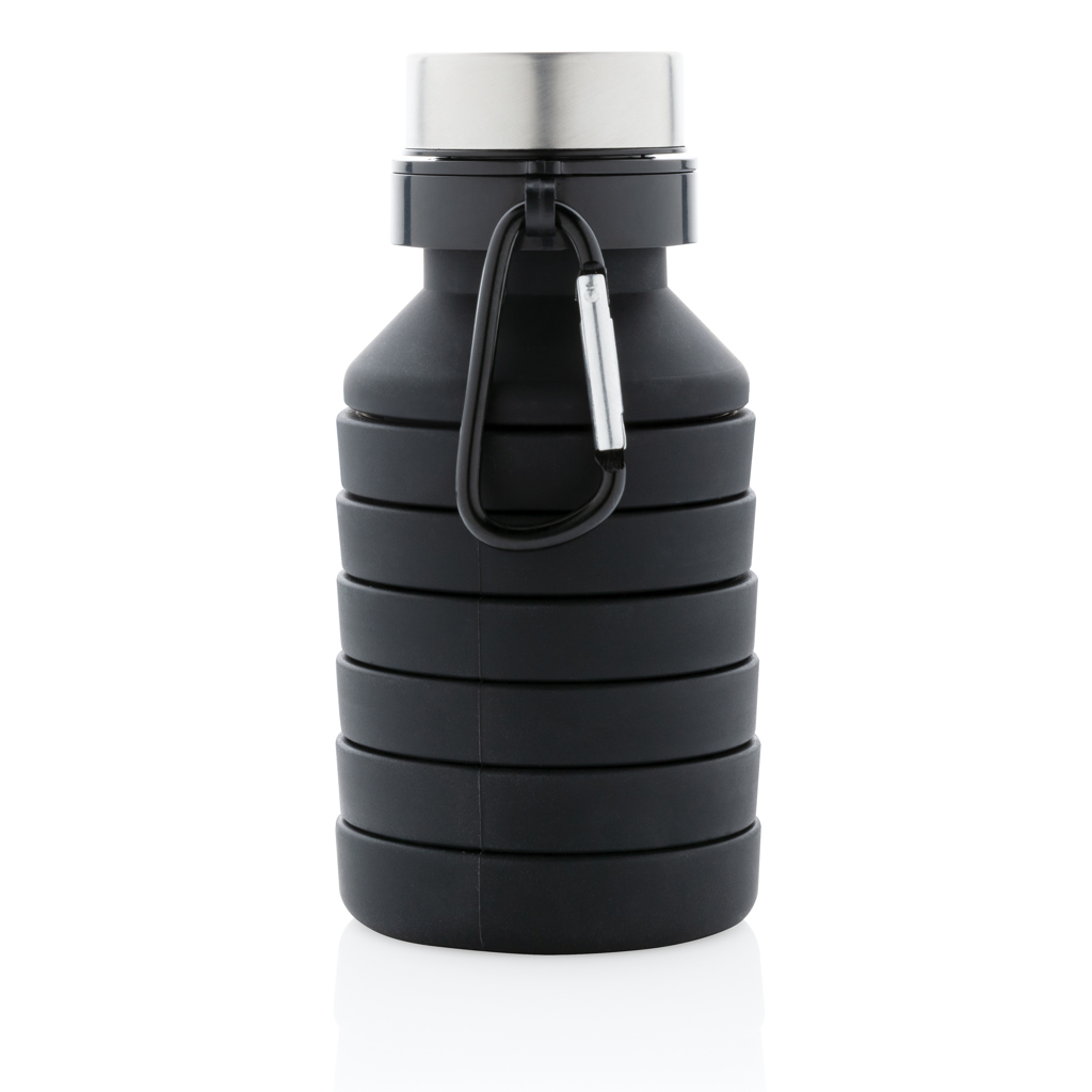 Gourde Pliable Réutilisable – 3 Pièces Avec Mousqueton – Sans BPA – Parfaite Randonnée, Vélo, Voyage – Léger Et Pratique