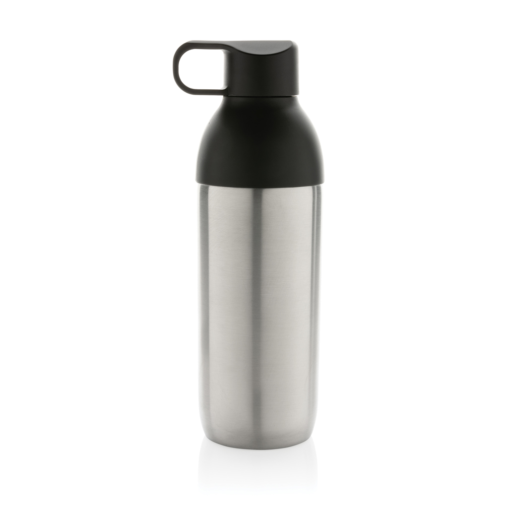 Thermoflasche | Recycelter Edelstahl | 540 ml | Hält warm bis zu 5 Stunden | silber Thermoflasche | Recycelter Edelstahl | 540 ml | Hält warm bis zu 5 Stunden | silber
