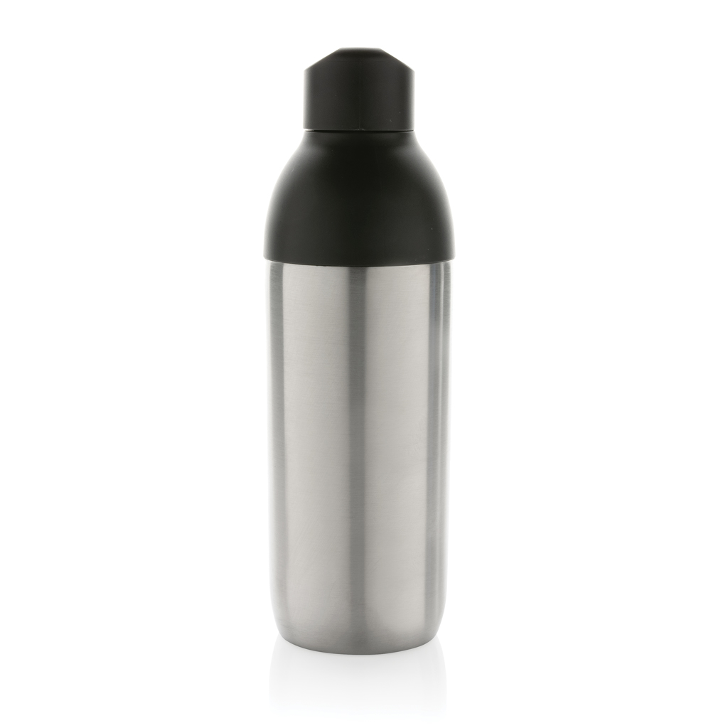 Thermoflasche | Recycelter Edelstahl | 540 ml | Hält warm bis zu 5 Stunden | silber Thermoflasche | Recycelter Edelstahl | 540 ml | Hält warm bis zu 5 Stunden | silber
