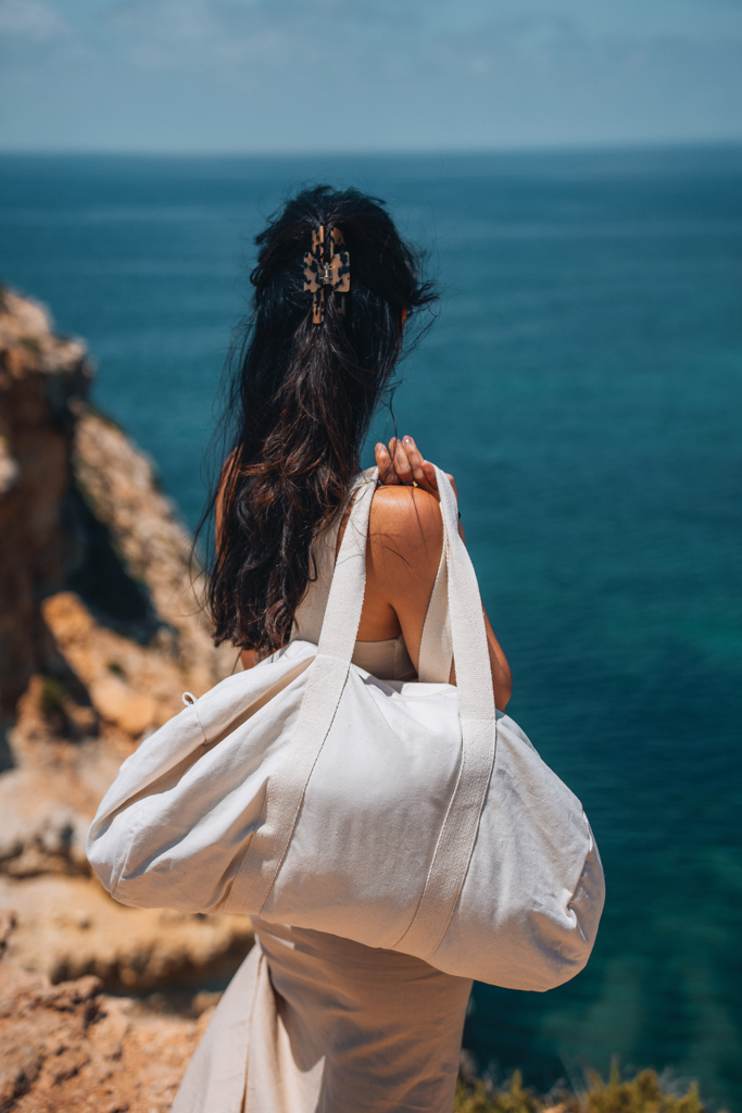 Duffeltas ongeverfd | Gerecycled canvas | 40 L | 285 g/m² | gebroken wit Duffeltas ongeverfd | Gerecycled canvas | 40 L | 285 g/m² | gebroken wit