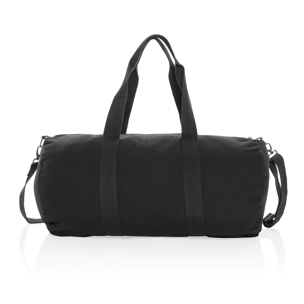 Duffel bag undyed | Recycled canvas | 40L | 285gsm | black Duffel bag undyed | Recycled canvas | 40L | 285gsm | black