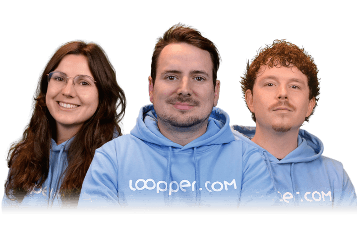 Loopper Promotional Products Consultants in Amsterdam in bedrukte Loopper-hoodies